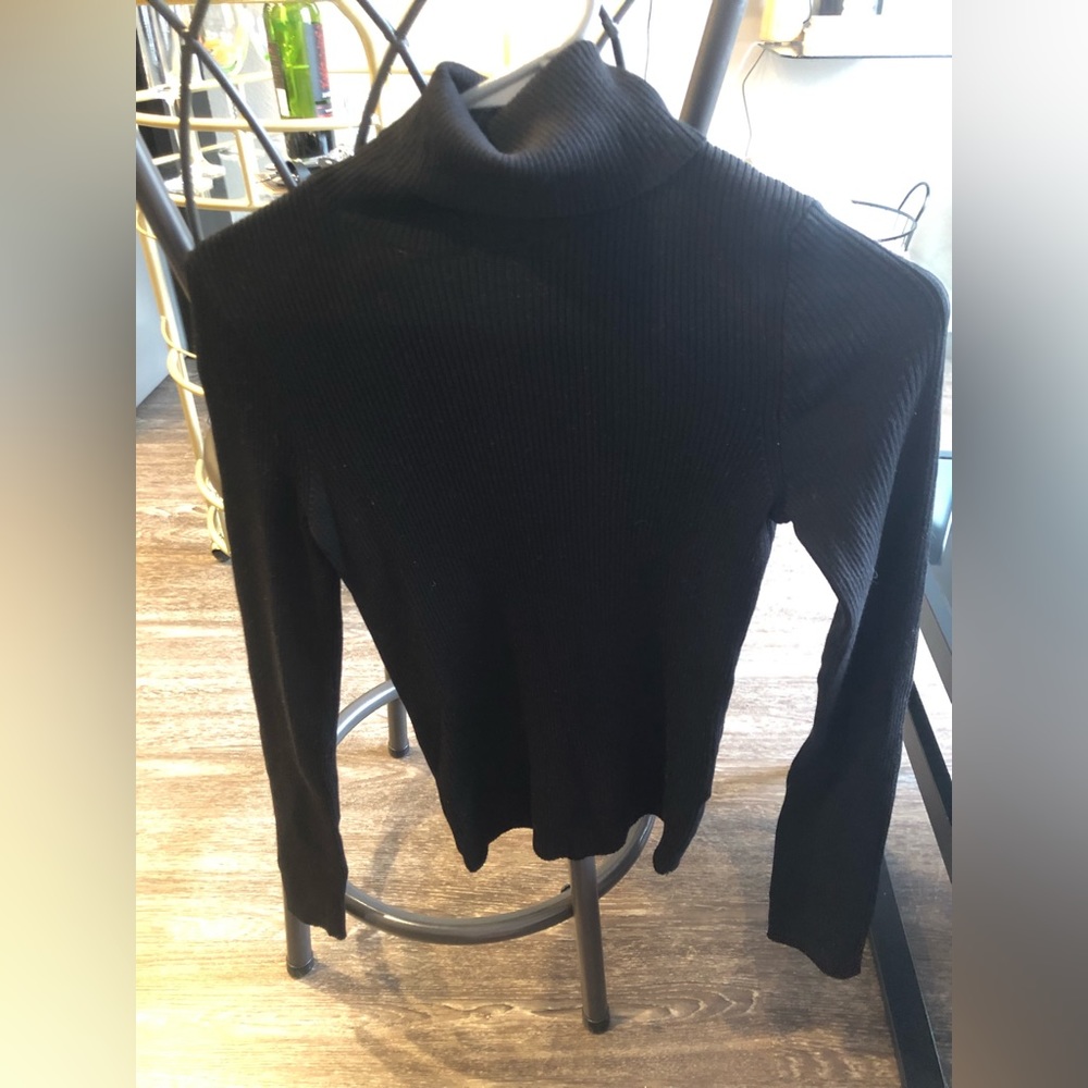 Black turtleneck